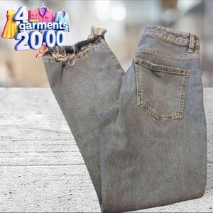 We the free distressed denim button fly jeans size 27